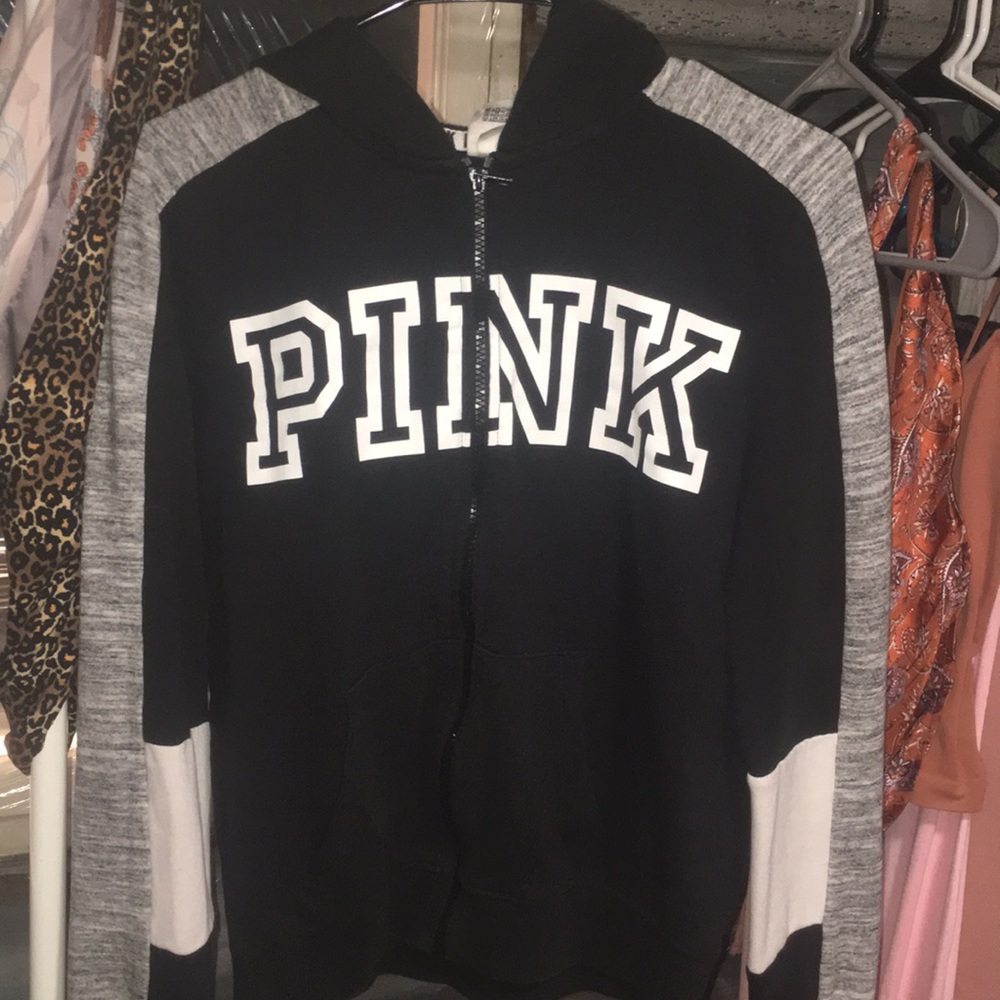 Pink zip up